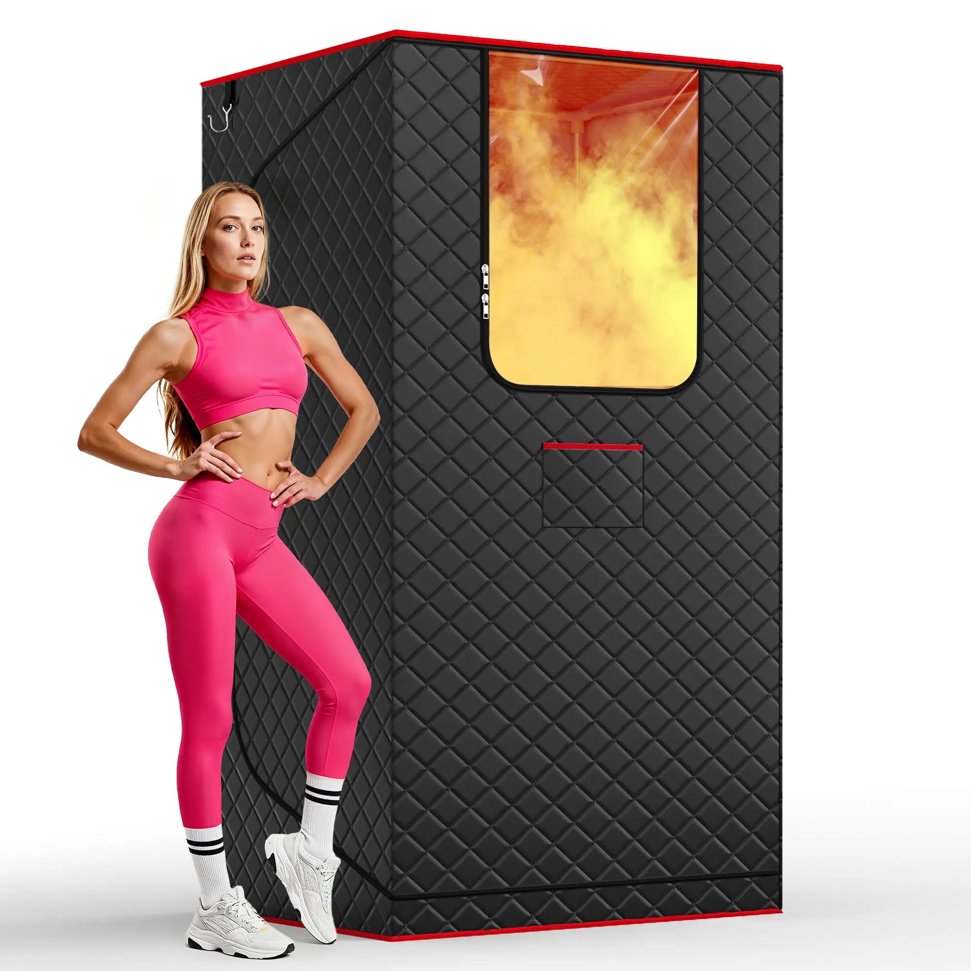 Portable Home Dry Sauna SPA Full Body Sauna Box ,3.0L 1200W Steamer