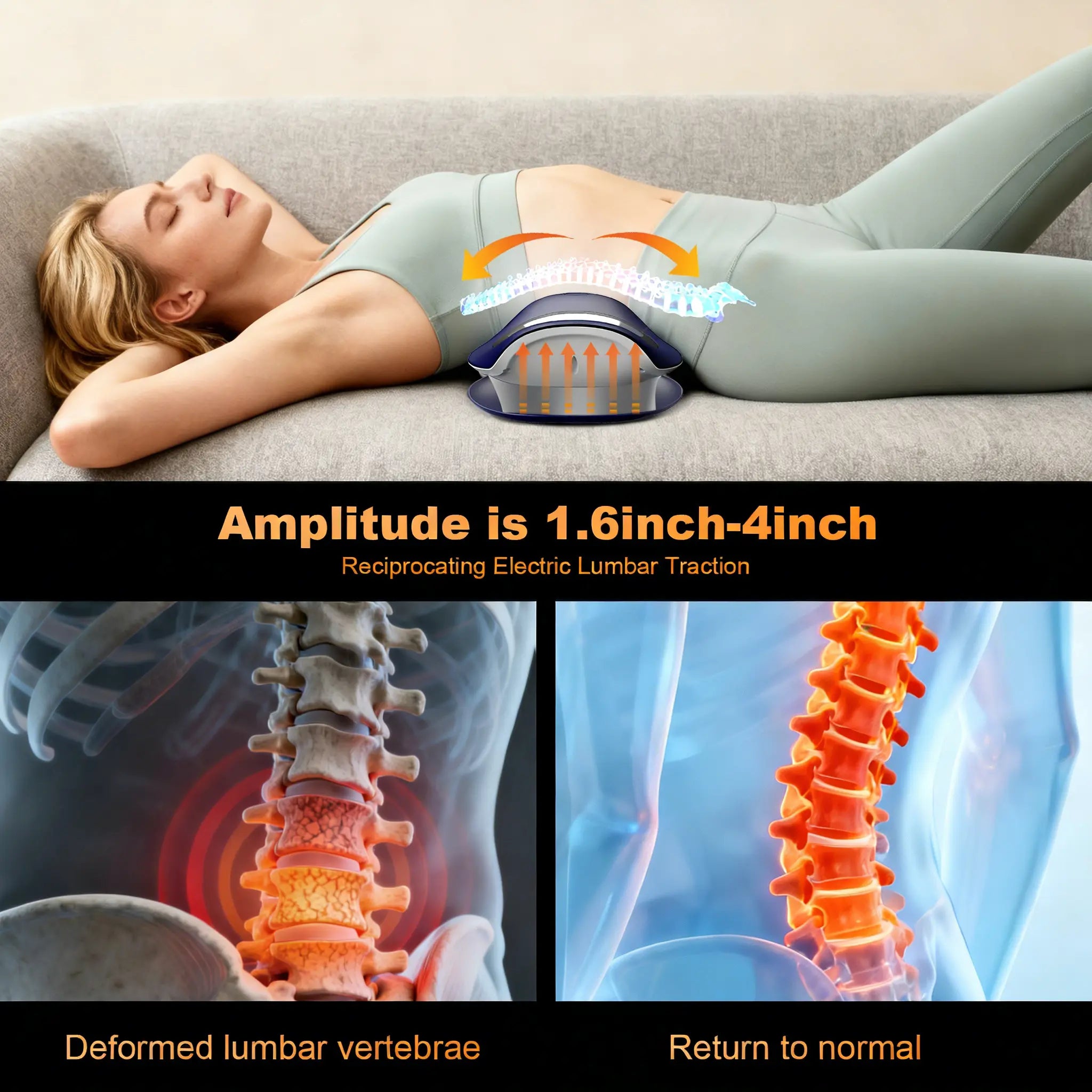 Low Frequency Lumbar Massager 4 in 1