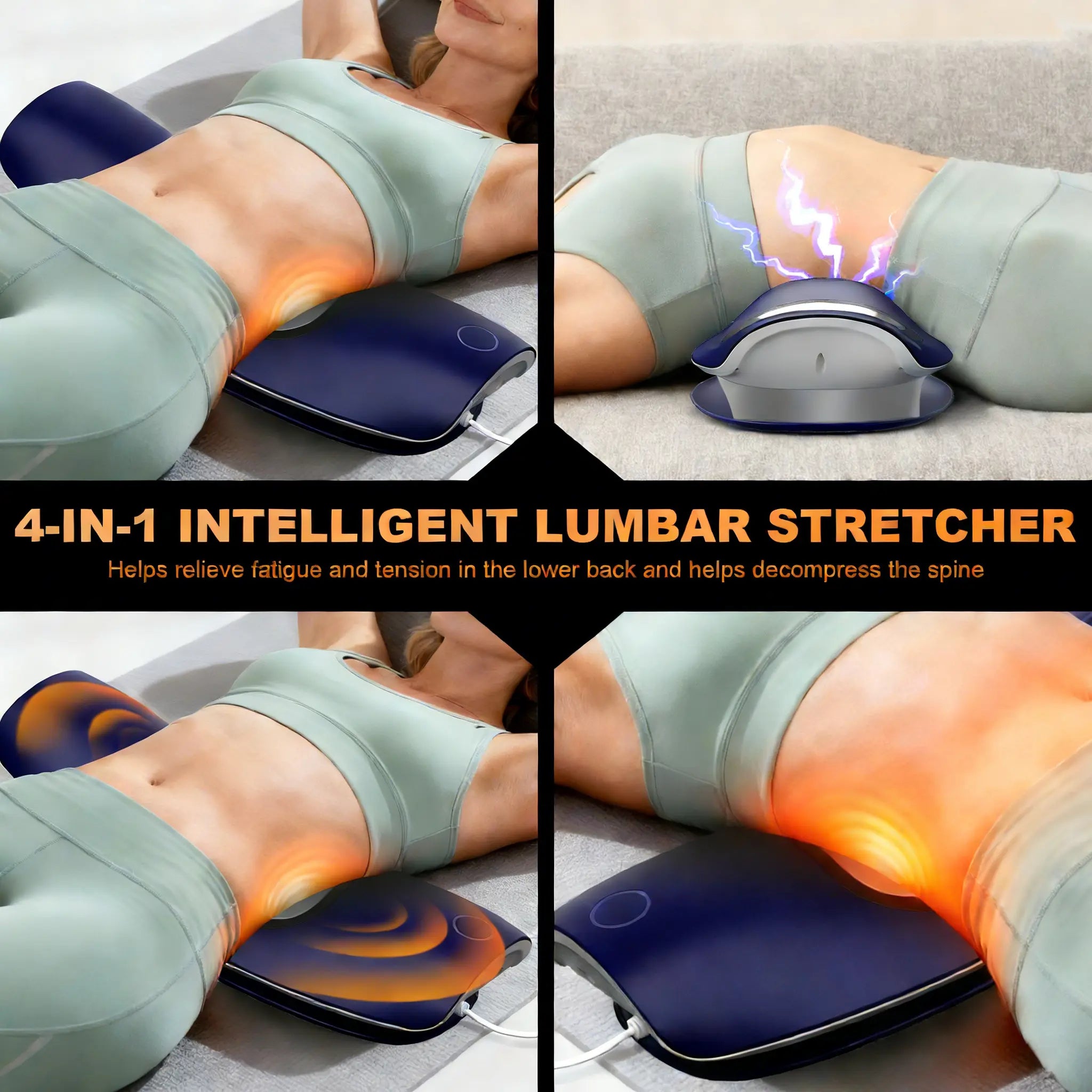 Low Frequency Lumbar Massager 4 in 1